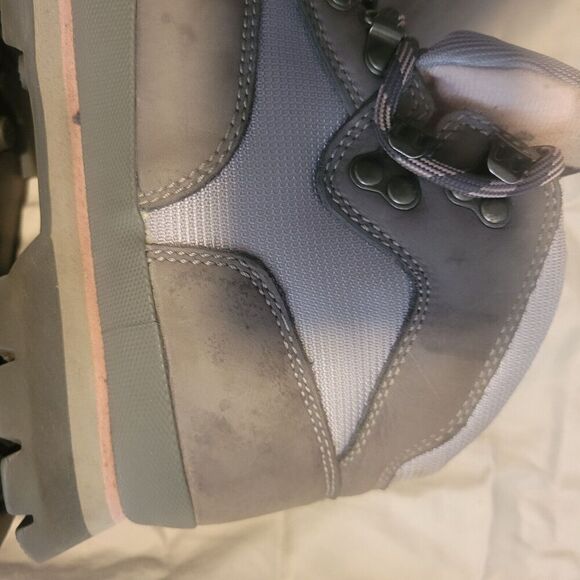 Timberland 8.5 Boots Moss Green/Beige/ Pink Trim 83373 3422 Hike, Hunt, Climb, - Picture 7 of 12